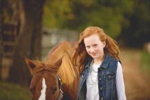 Tween girl and her horse in Keller Texas by Sunny Mays Photography