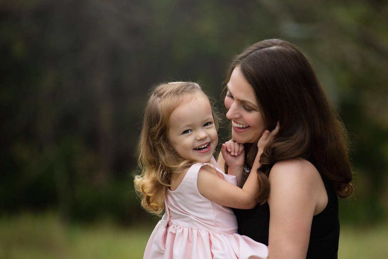 Beautiful family portrait of mother and daughter by DFW best female photographer