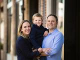 Colorful family portrait in Dallas Texas by internationally published photographer