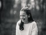 Tween girl laughing by Fort Worth Texas best fine art portrait photographer