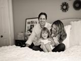 Fun family lifestyle black and white image in Southlake by Sunny Mays Photography